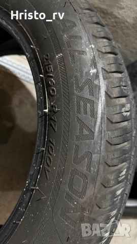 2 бр всесезонни гуми 215/60/17, снимка 6 - Гуми и джанти - 52367440