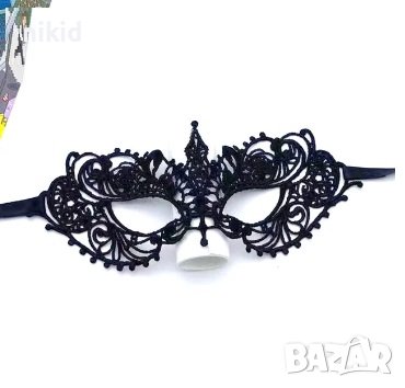 22 домино черна маска дантела за лице очи маскарад парти бал, снимка 2 - Други - 44329564