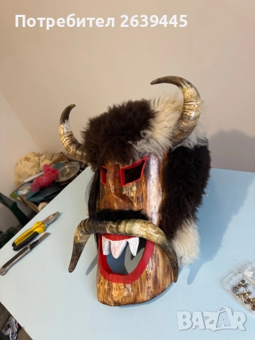 Кукерска маска , снимка 2 - Други ценни предмети - 52914258