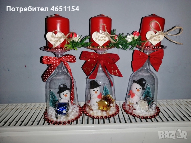 коледни свещници , снимка 8 - Коледни подаръци - 52577763