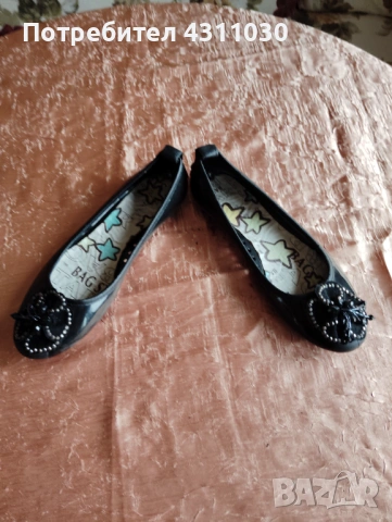 Балеринки BAG STAR черни силиконови/гумени номер 38, снимка 4 - Дамски ежедневни обувки - 53402104