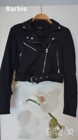 Дамско велурено яке Pull and Bear