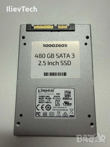 SSD диск Kingston UV400 480GB 2.5, снимка 2 - Твърди дискове - 52671321