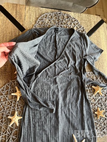 Сива рокля, снимка 7 - Рокли - 41887202