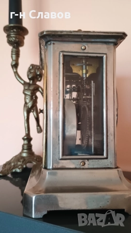 Very Rare Antique 1890 Musical Clock JUNGHANS Joker German Laterna / Alarm Clock, снимка 12 - Други - 51769780