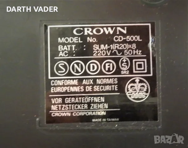 Аудиосистема Crown CD-500L, снимка 11 - Аудиосистеми - 55806336