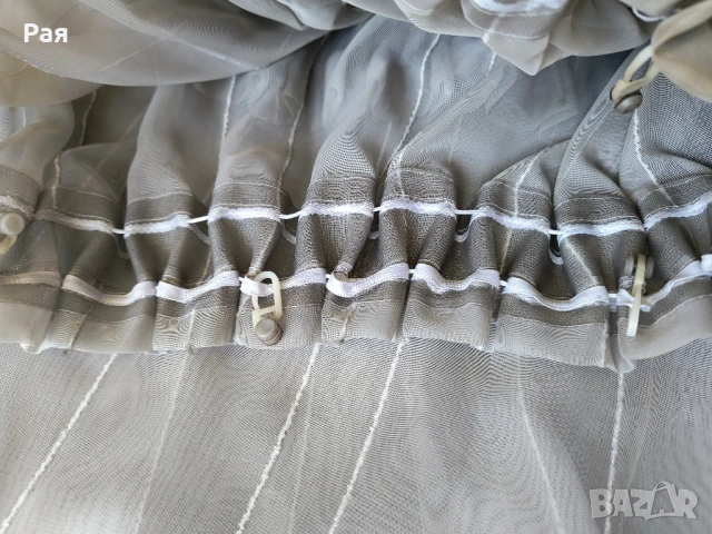 Тънко перде/ завеса 2 броя , снимка 4 - Пердета и завеси - 50944044