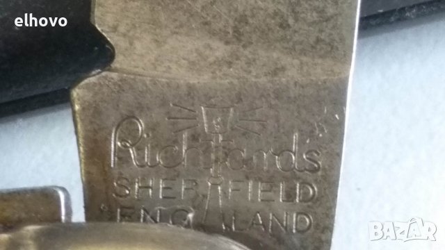 Стара джобна ножка RICHARDS SHEFFIELD, снимка 6 - Антикварни и старинни предмети - 39598583