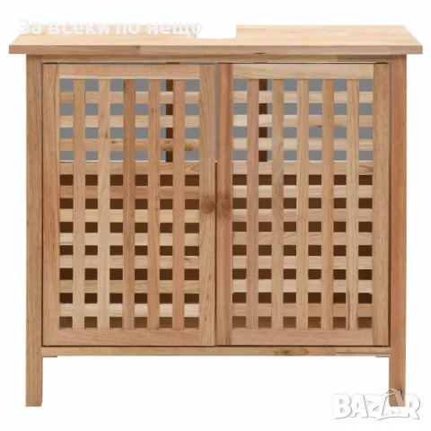 Шкаф За Мивка, Орех Масив, 66x29x61 См Код P609, снимка 2 - Шкафове - 50428072