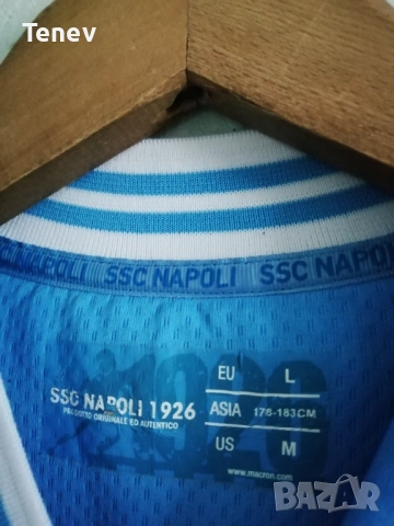 Napoli Hamsik оригинална шампионска мачова тениска фланелка Наполи екип Хамшик Macron, снимка 5 - Тениски - 48645573
