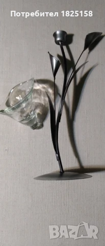 Елегантен свещник - кала., снимка 4 - Декорация за дома - 51000527