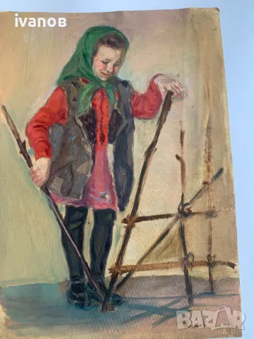 стара картина, снимка 4 - Картини - 48560056