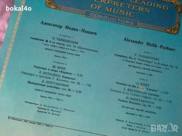 Световно известни диригенти., снимка 2 - Грамофонни плочи - 51517825