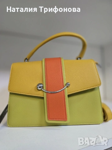 Елегантна дамска чанта в 7 цвята - компактна и стилна за всеки повод, снимка 7 - Чанти - 53406302