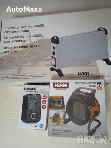 Конвекторна печка с таймер и две керамични духалки