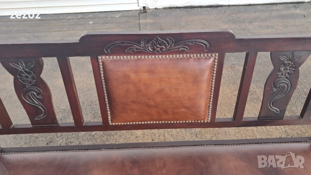 Пейка ретро масив, снимка 6 - Дивани и мека мебел - 53189472