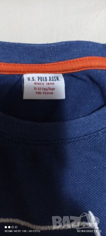 Оригинална блуза за момче на U.S.Polo Assn,размер 146-152, снимка 3 - Детски Блузи и туники - 35975159