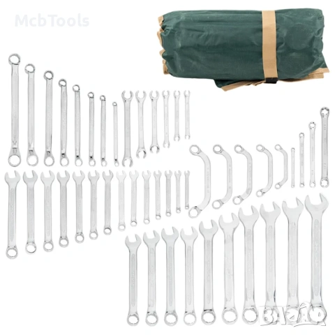 Kомплект комбинирани ключове 47 части ROCKFORCE, снимка 2 - Ключове - 53234930