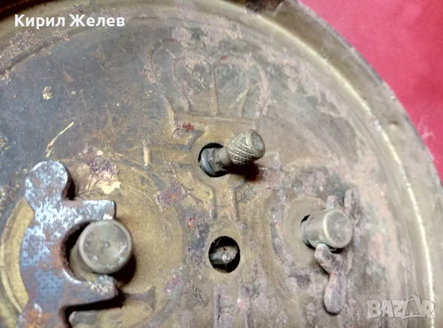 GUSTAR BECKER Старинен КОЛЕКЦИОНЕРСКИ МЕХАНИЧЕН НЕМСКИ РЕТРО БУДИЛНИК ГУСТАВ БЕКЕР 44046, снимка 6 - Антикварни и старинни предмети - 47708989