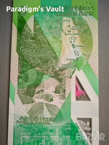 Банкнота - Източни Кариби - 5 долара UNC | 2021г., снимка 4 - Нумизматика и бонистика - 47382104