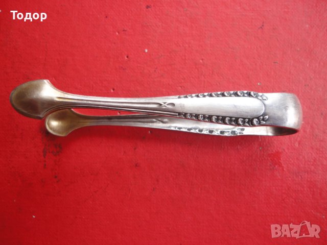 Невероятна сребърна щипка за бучка захар или лед , снимка 2 - Бижутерийни комплекти - 40680542