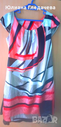 Дамска рокля сатен ,размер L - 9.90