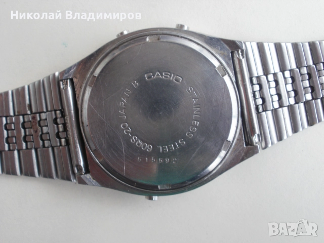 Casio оригинален стоманен японски мъжки ръчен часовник, снимка 2 - Мъжки - 52193835