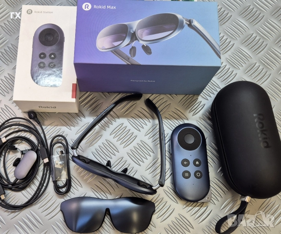 Rokid Max VR смарт очила Micro OLED 215” screen , снимка 3 - Стойки, 3D очила, аксесоари - 52172618