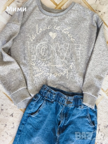 Детски дънки и блуза за момиче!, снимка 2 - Детски комплекти - 51632807