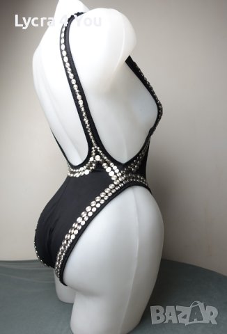 Stud Marissa цял бански S от Norma Kamali (Made in USA), снимка 4 - Бански костюми - 41660397
