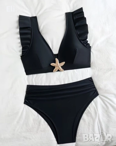 дамски бански комплект с морска звезда, снимка 5 - Бански костюми - 53607340