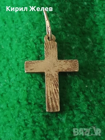 Старо сребърно кръстче 10121, снимка 3 - Колиета, медальони, синджири - 52358779