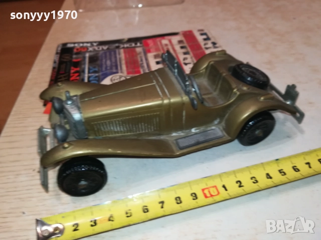 MERCEDES-BENZ SSK 1928-MADE IN ITALY ВНОС SWISS 2109251732, снимка 10 - Антикварни и старинни предмети - 51787788