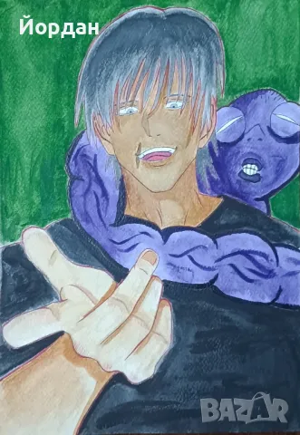 Рисунка anime - Toji Fushiguro JJK, снимка 1