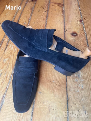 Max Verre Neapolis мъжки велурени обувки 44, снимка 3 - Мокасини - 51300648