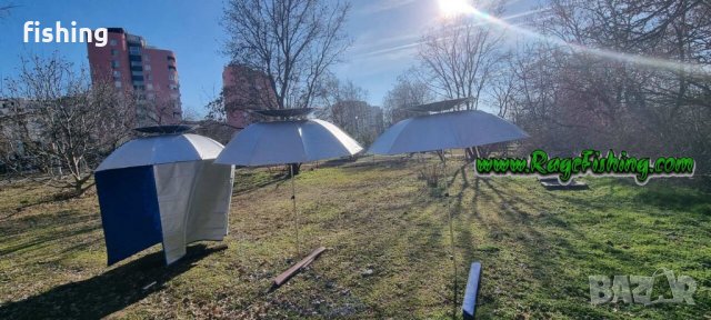 Промо Чадър със странична тента диаметър 2.40м Uv защита 60 + Клапа, снимка 5 - Екипировка - 39878162