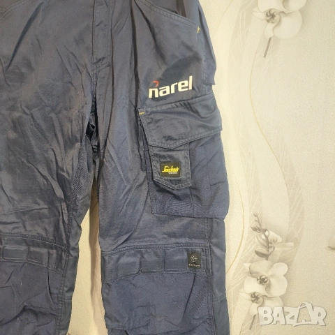 Snickers 3312 Craftsmen Loose Fit Duratwill, размер 150 / 52 - Л -ХЛ тъмносиньо работен панталон , снимка 9 - Панталони - 53082594