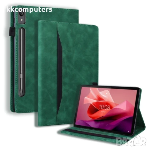 Lenovo Tab P12 12.7 Удароустойчив Кожен Калъф и Протектор, снимка 3 - Калъфи, кейсове - 50783932