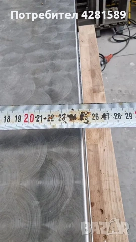 Рафт / полица за стена изцяло от неръждаема стомана, снимка 4 - Други машини и части - 53655920