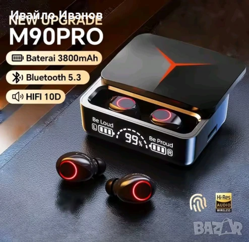 TWS ANC блутут слушалки 