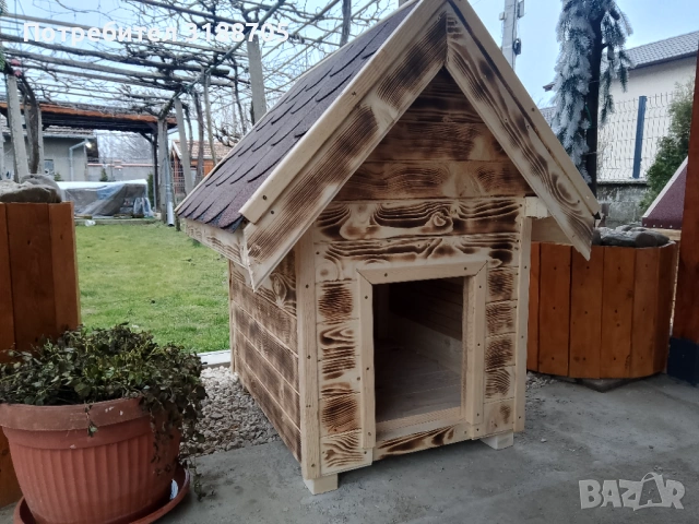 Дървени къщички за кучета , снимка 6 - За кучета - 53730508