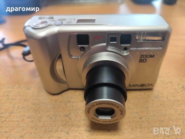 MINOLTA zoom 80, снимка 5 - Фотоапарати - 52115393