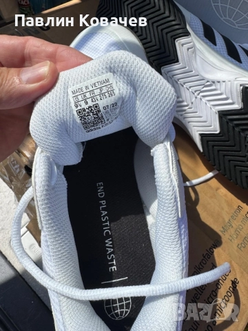 Продавам нови маратонки Adidas Gamecourt 2 в бял цвят, внос от Испания., снимка 4 - Маратонки - 51723327