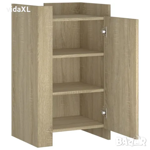 vidaXL Сайдборд, дъб сонома, 45x35x75 см, инженерно дърво, снимка 7 - Бюфети - 56148255