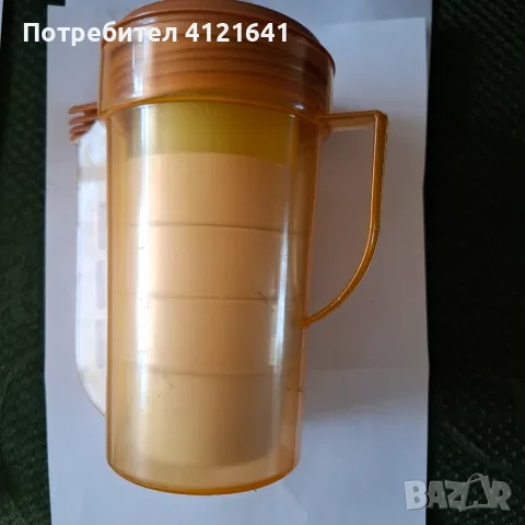 Туристически комплект, 4 чаши+кана, пластмаса, 2 броя, снимка 3 - Къмпинг мебели - 56131800