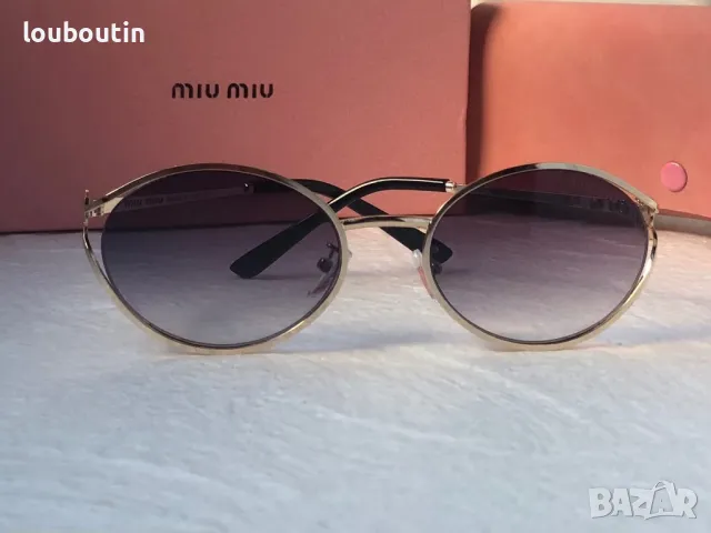 Miu 2024 дамски слънчеви очила елипса овални кръгли 4 цвята, снимка 9 - Слънчеви и диоптрични очила - 47766791