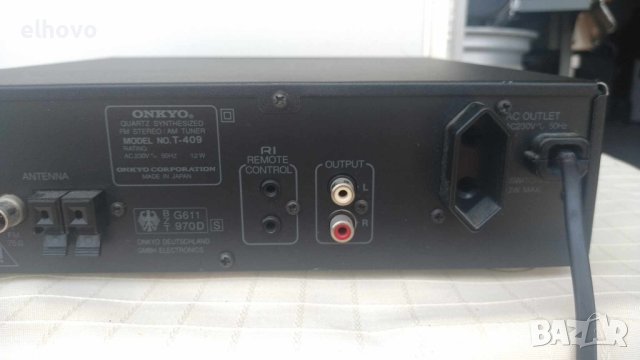 Стерео тунер ONKYO T-409 RI, снимка 4 - Аудиосистеми - 41381265