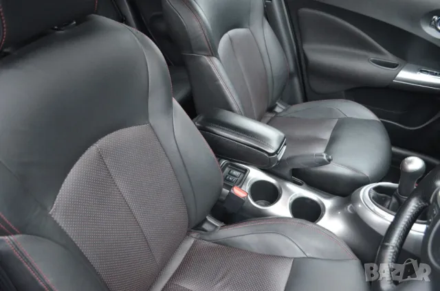 Подлакътник черна кожа подходящ за Nissan Juke F15 (2010-2019), снимка 5 - Аксесоари и консумативи - 47447723
