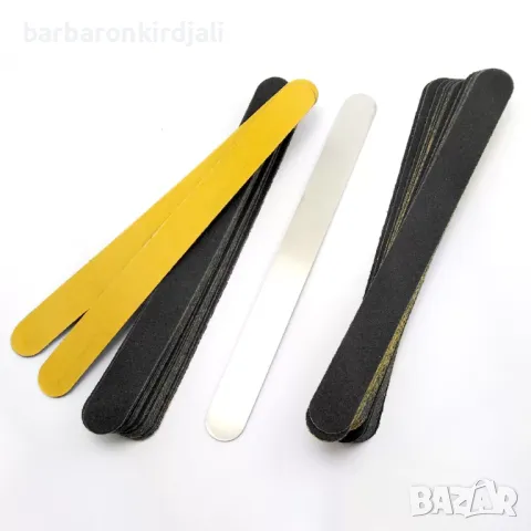 Комплект Абразиви 50 бр + основа 460 //25+25+основа - 220/150, снимка 2 - Педикюр и маникюр - 49574462