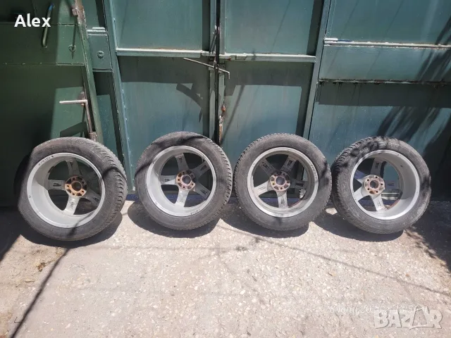 Джанти с гуми Michelin  17 цола смъкнати от Пежо. 7J  x  17   H2  , снимка 5 - Гуми и джанти - 56075428